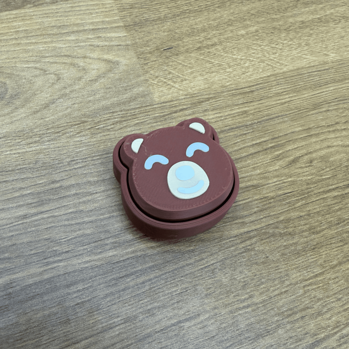 Bear Fidget Keychain | Mini 3D Printed Clicker