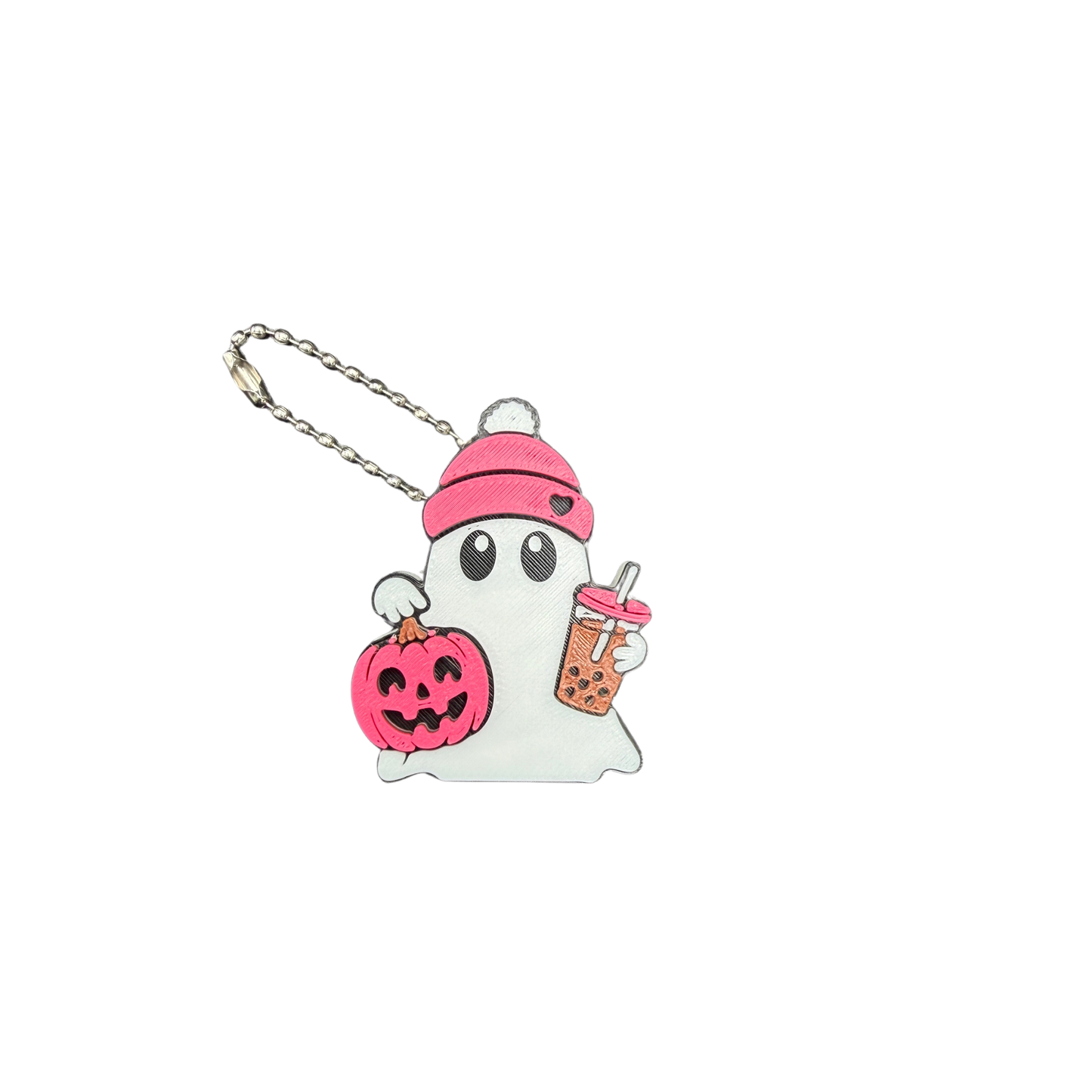 Ghost Can Tab Opener with Pumpkin and Drink