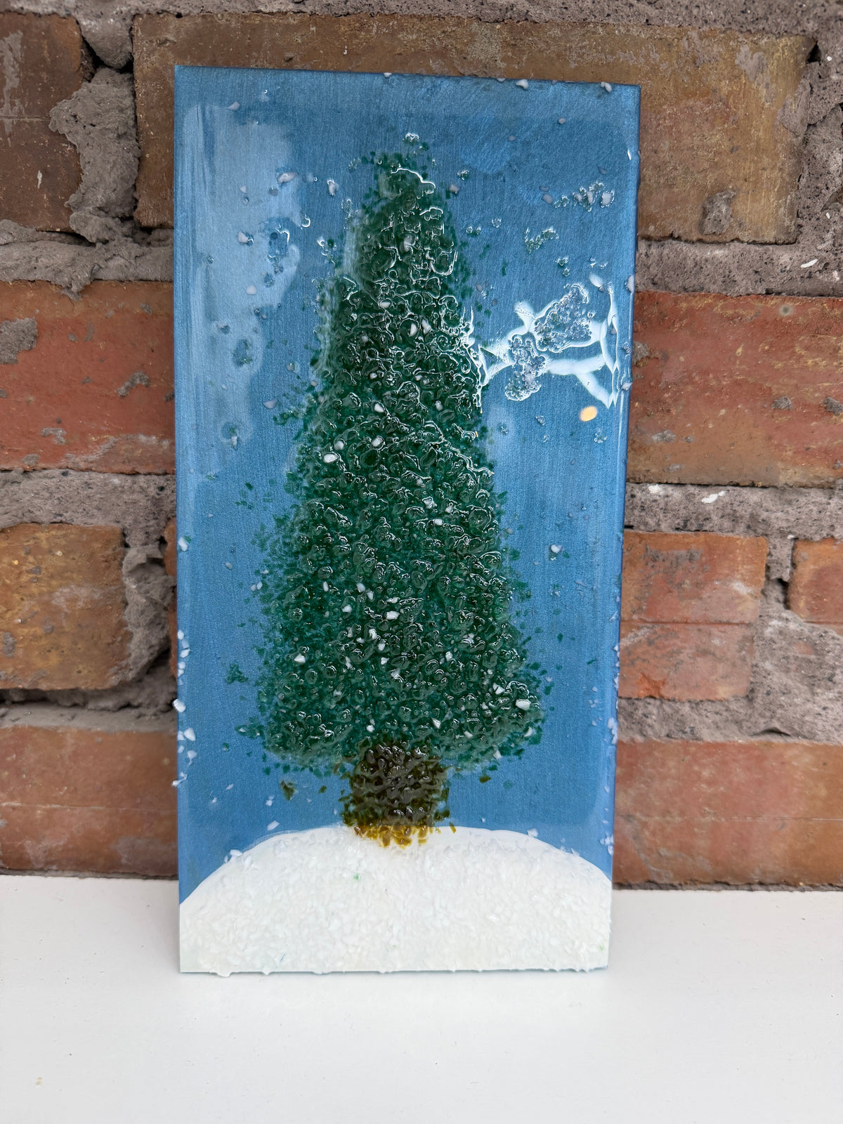Crushed Glass Christmas Tree Board Workshop | Pick Your Date