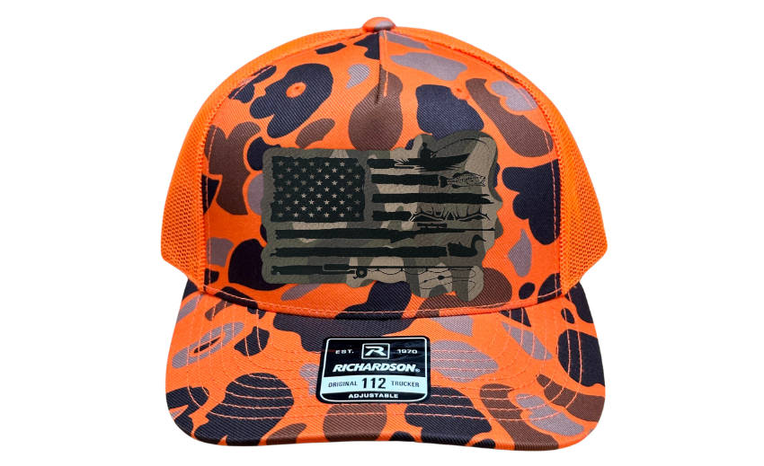 American Flag Hunting and Fishing Hat