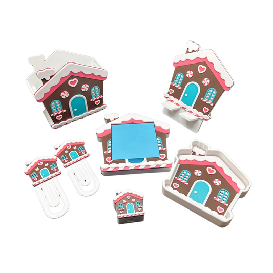 Sweeten Your Space: The Cutest Gingerbread Holiday Desk Set You Need This Christmas