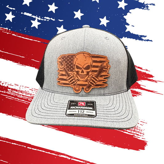 Skull Wrenches Trucker Hat: Built for the Ones Who Keep America Running