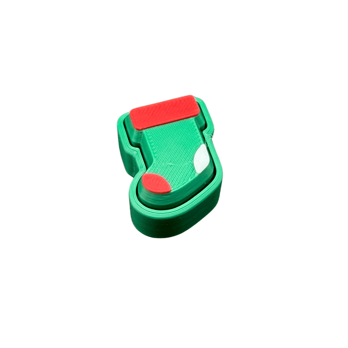 Christmas Stocking Fidget Clicker Keychain