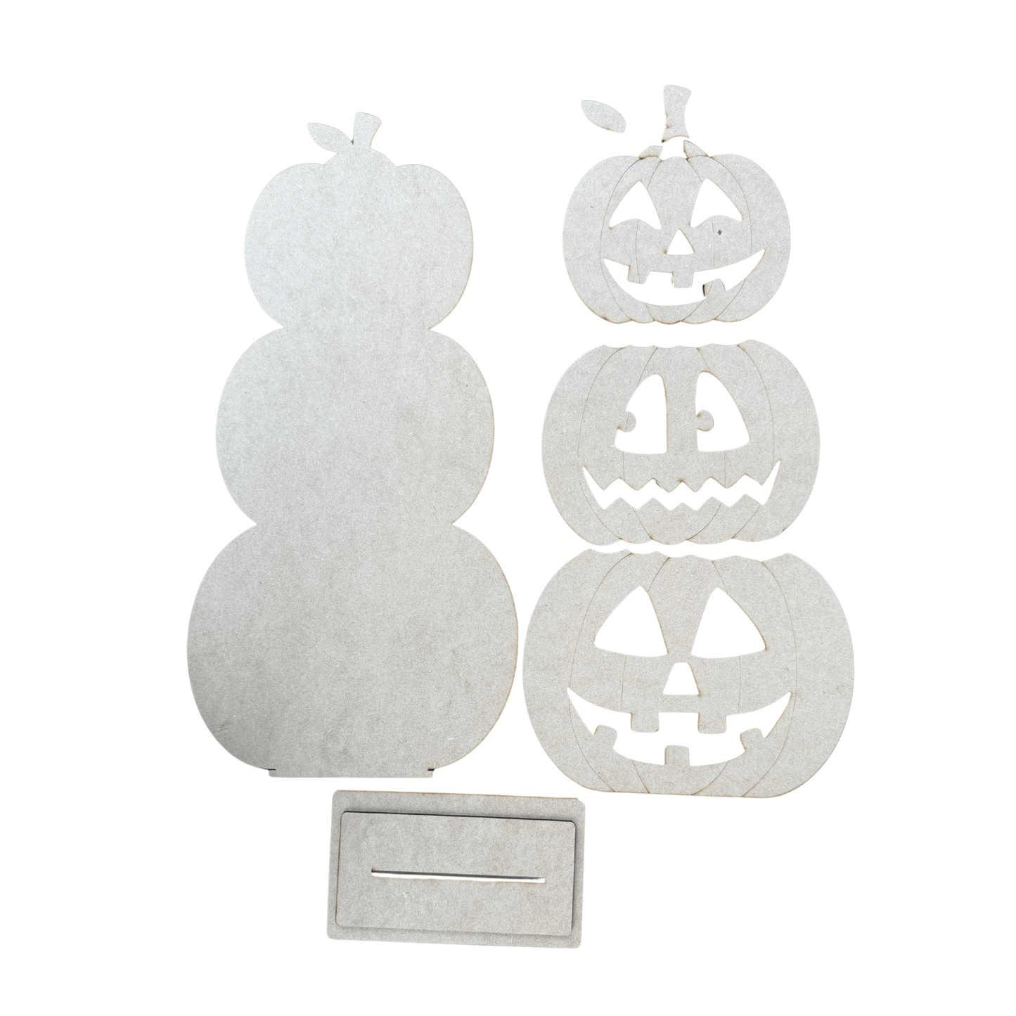 Stacked Jack O Lanterns Pumpkin Sitter 19"