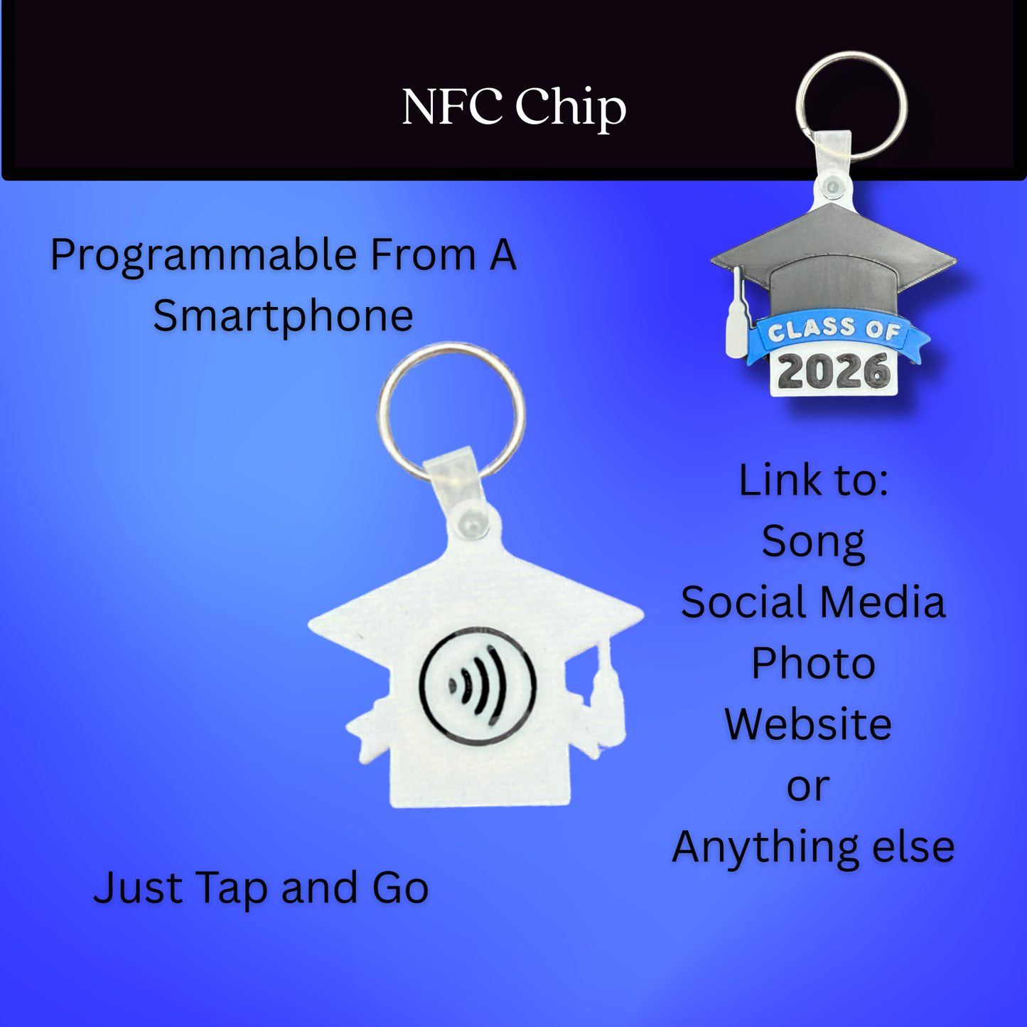 NFC keychain gift