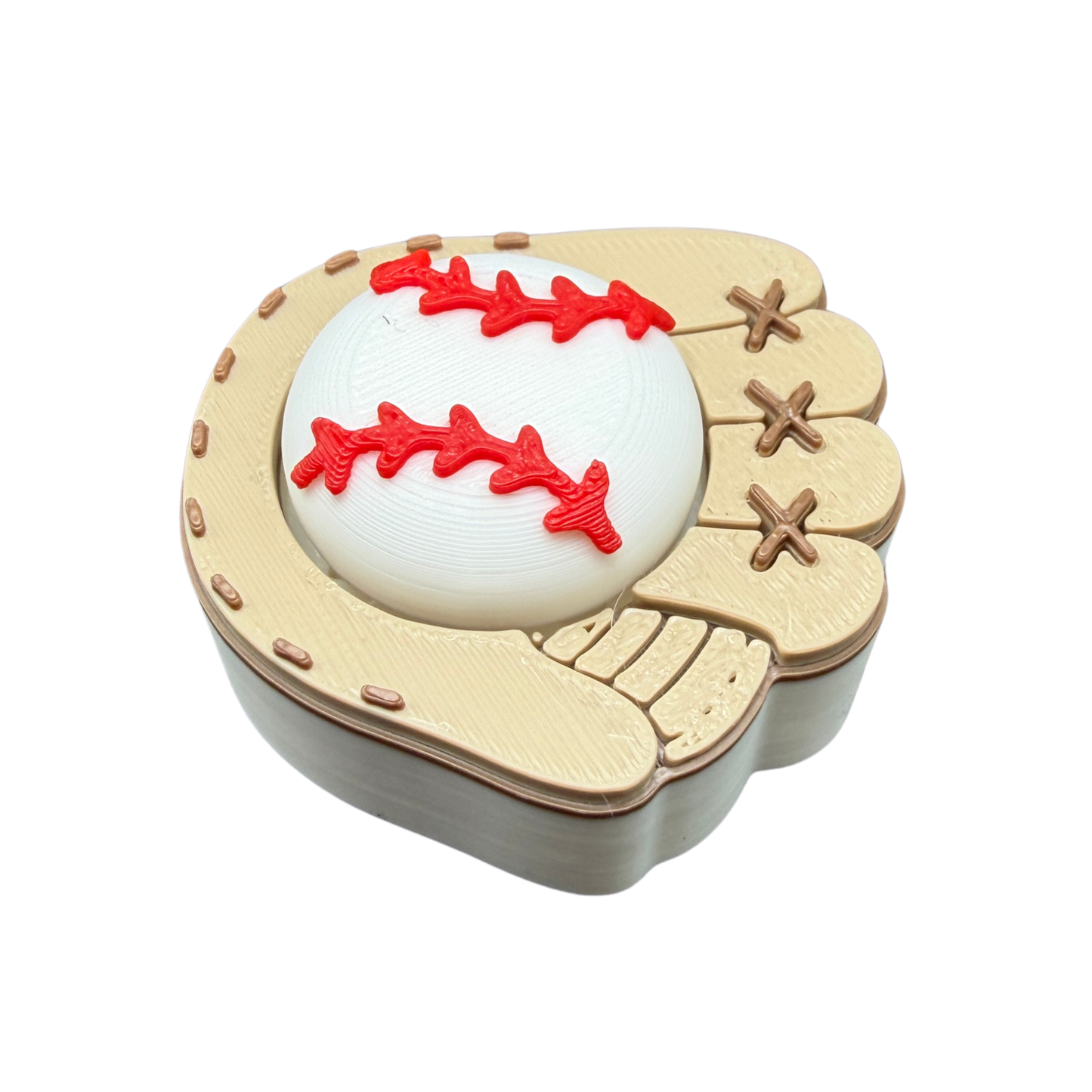 Compact baseball clicker fidget toy gift for coaches, athletes, and sports fans