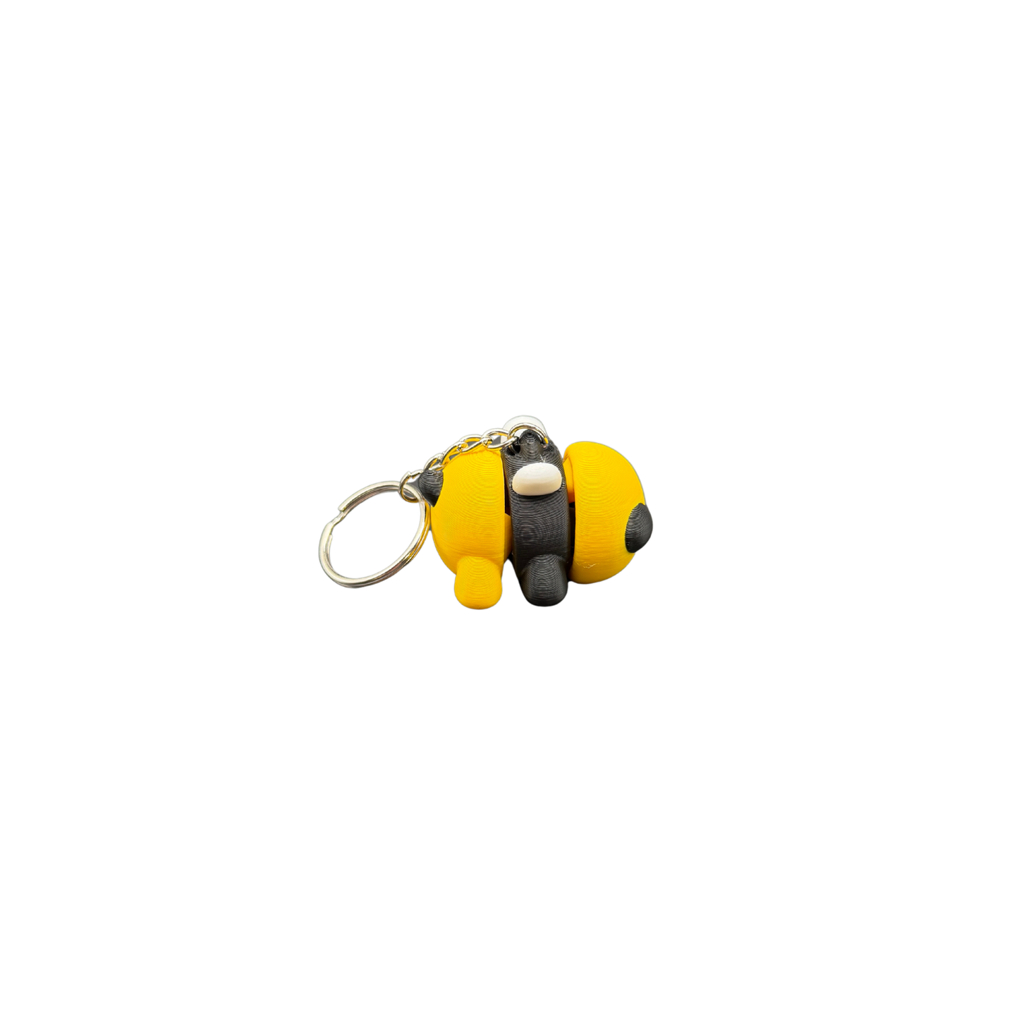  Cute Bee Keychain small articulated bee backpack charm