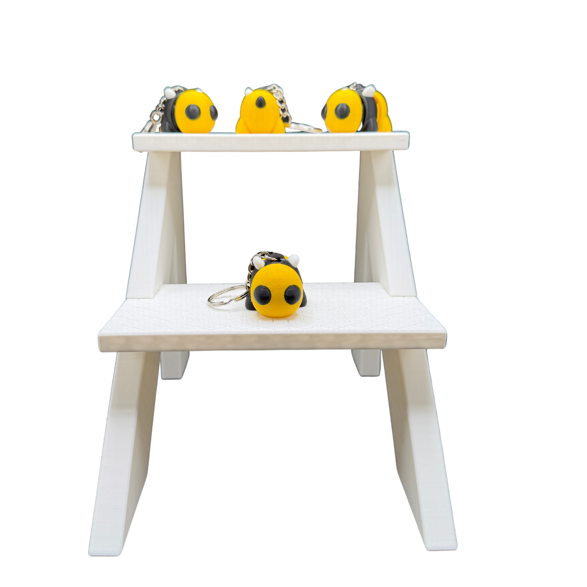  Cute Bee Keychain miniature articulated bee desk toy