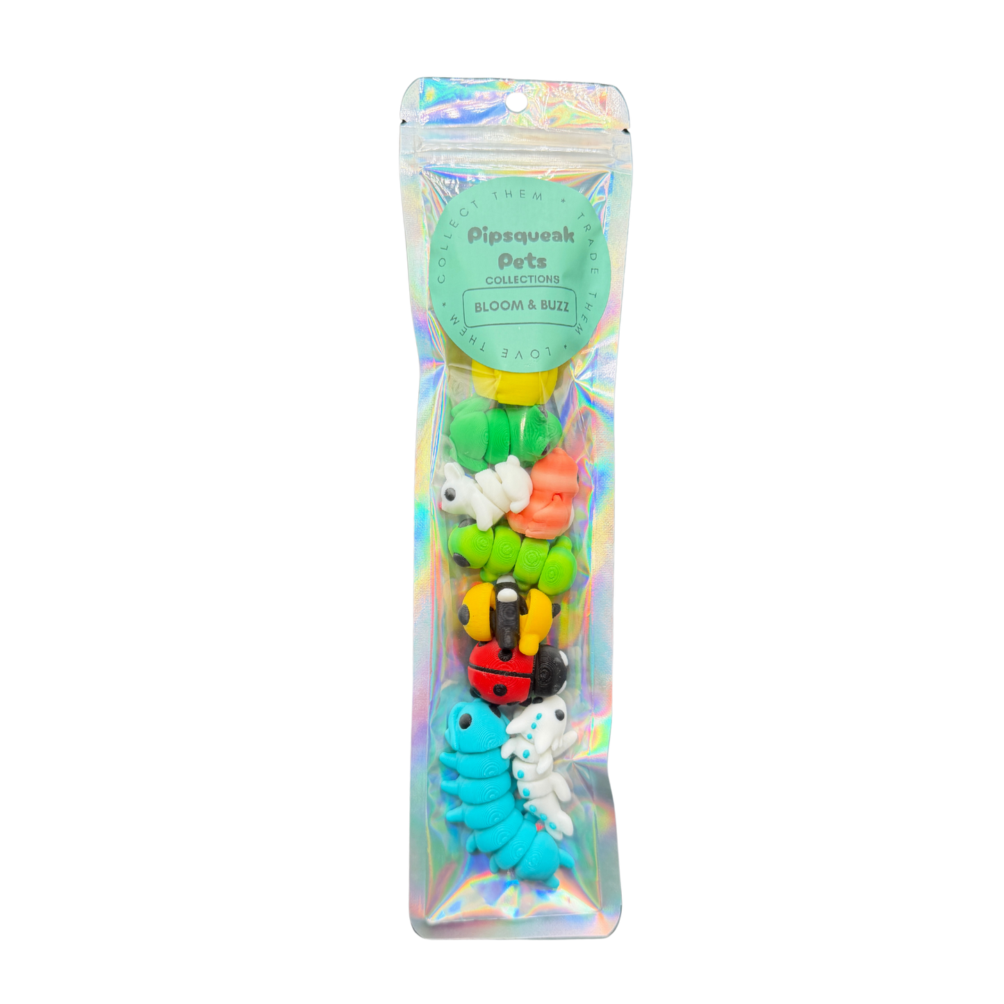 Mini collectible animal figures party favor and Easter basket stuffer gift set