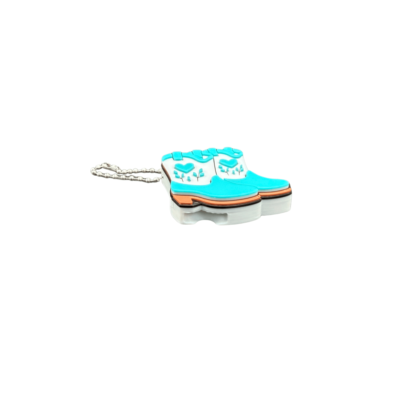 Cowboy Boots with Heart Can Tab Opener Keychain