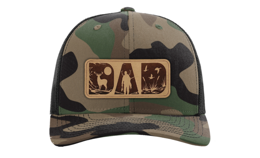 DAD Hunter Deer and Ducks Hat
