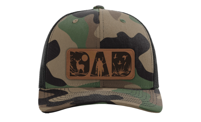 DAD Hunter Deer and Ducks Hat