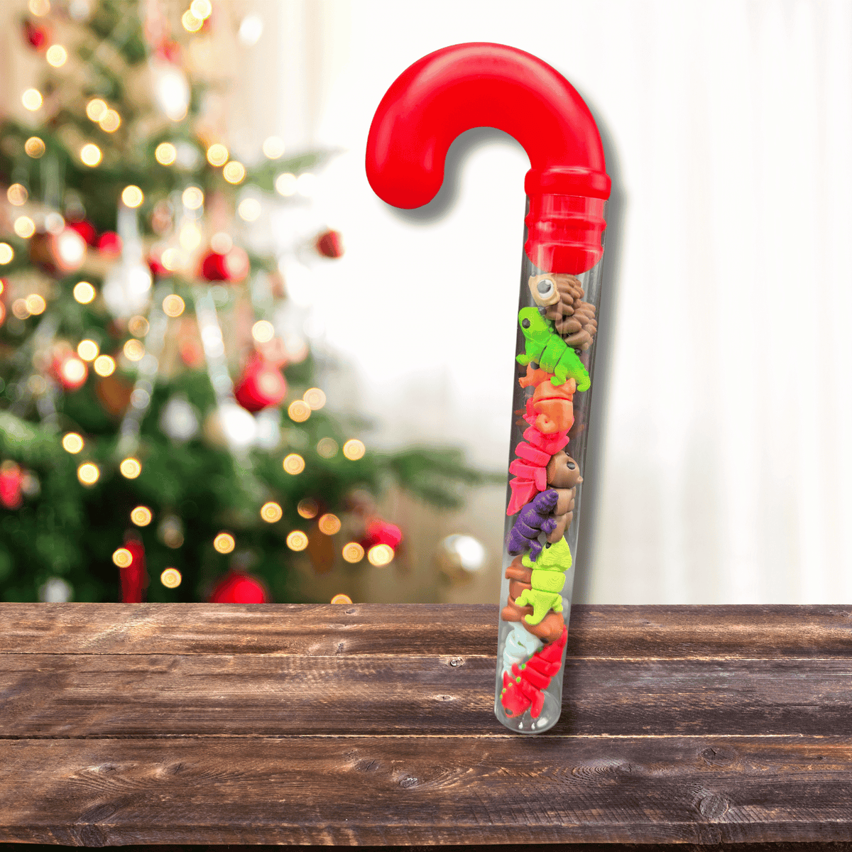 3D Printed Animals Candy Cane | 10 Mini Articulated Animals