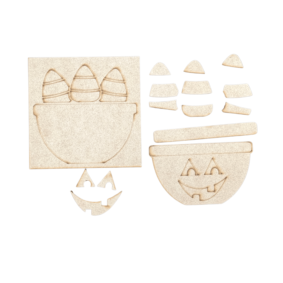 Candy Corn Bowl Interchangeable Paint Project