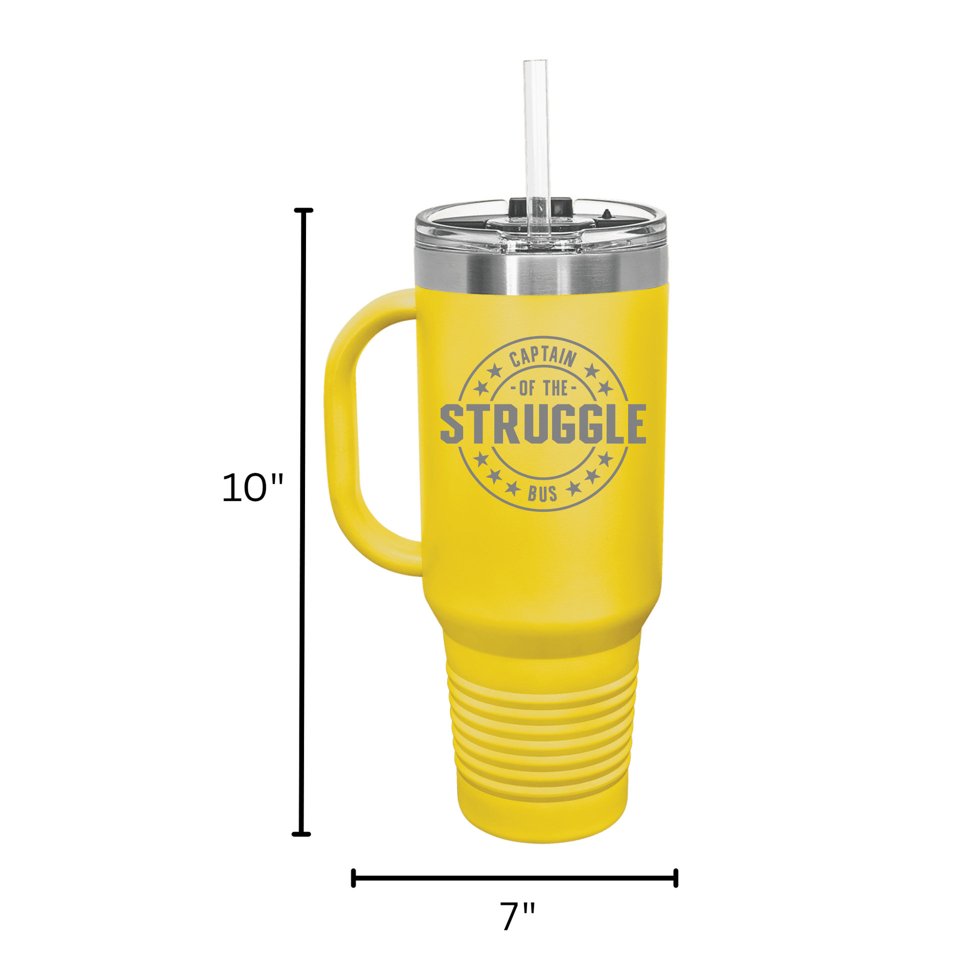 40oz personalized tumbler with handle available in 10 colors sarcastic funny gift