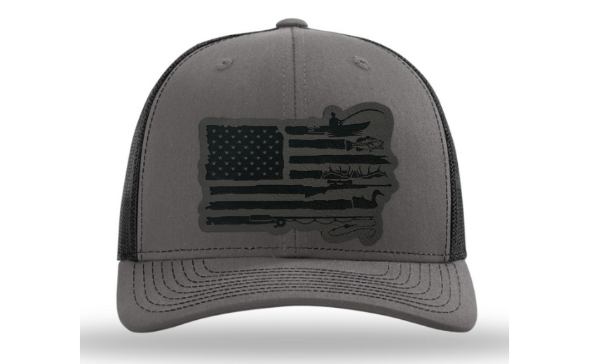 American Flag Hunting and Fishing Hat