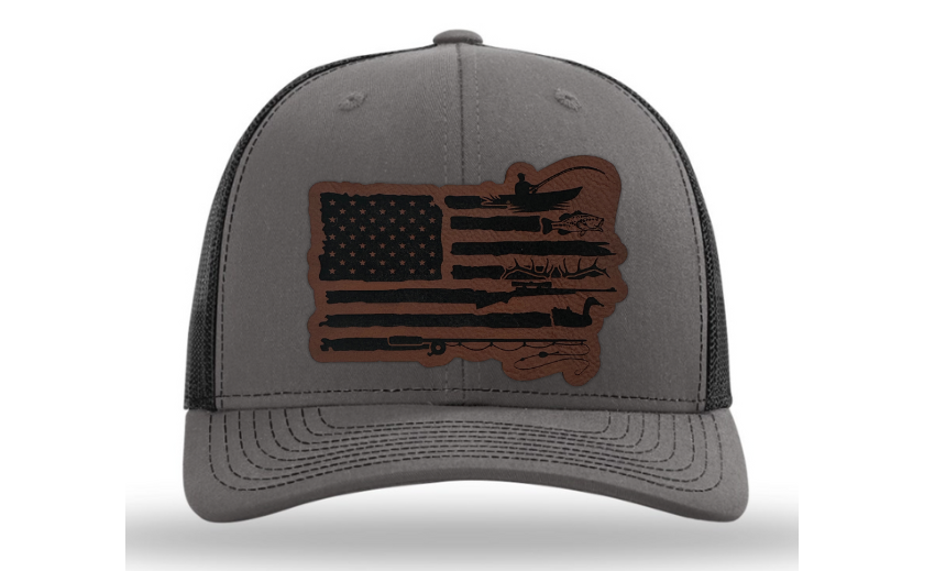 American Flag Hunting and Fishing Hat