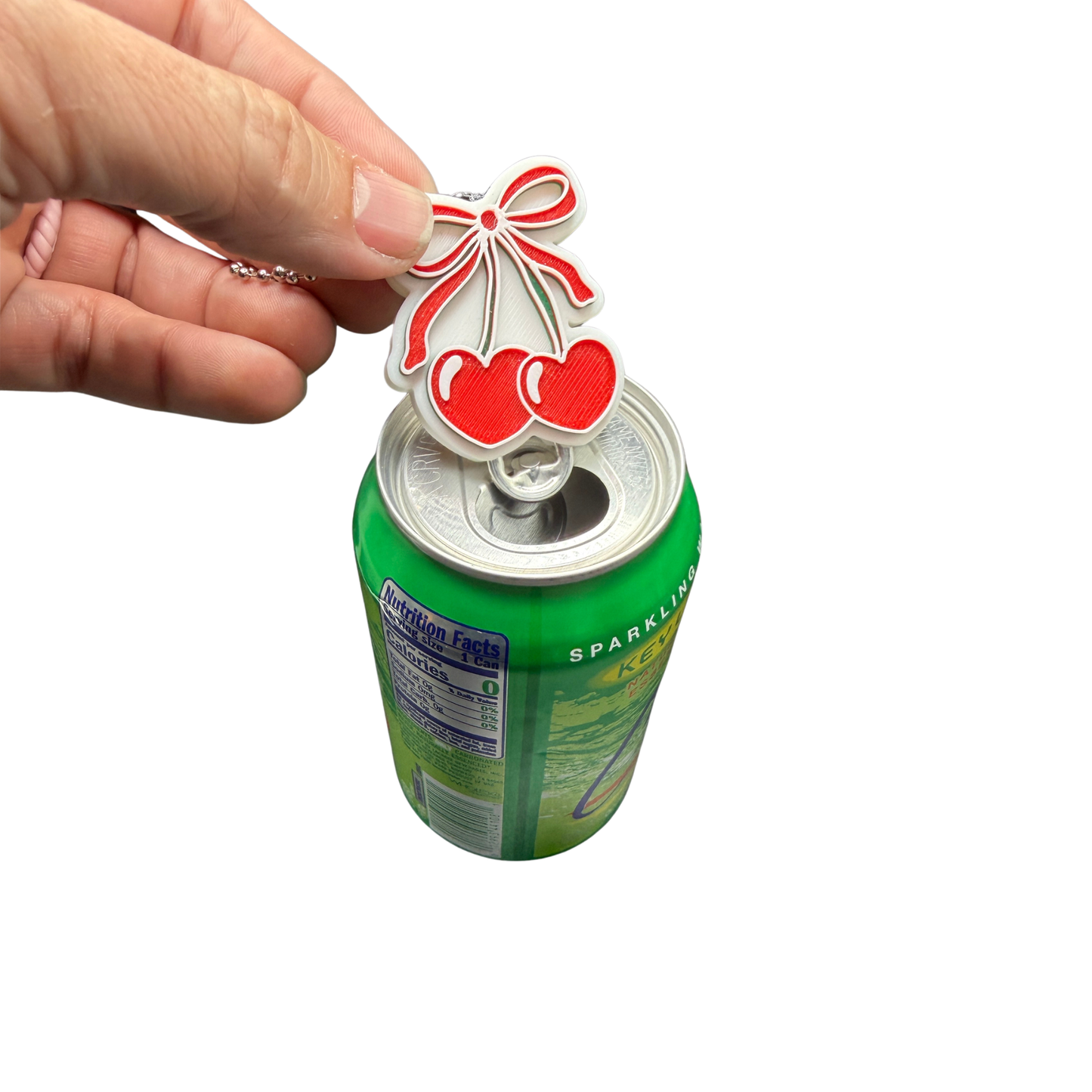 Cherries with Bow Can Opener Keychain