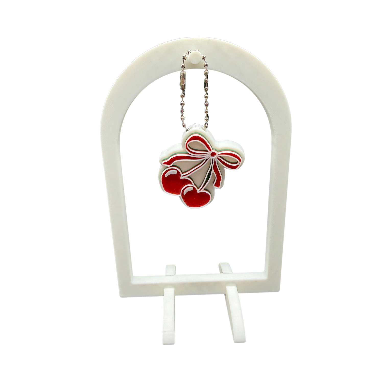 Cherries with Bow Can Opener Keychain