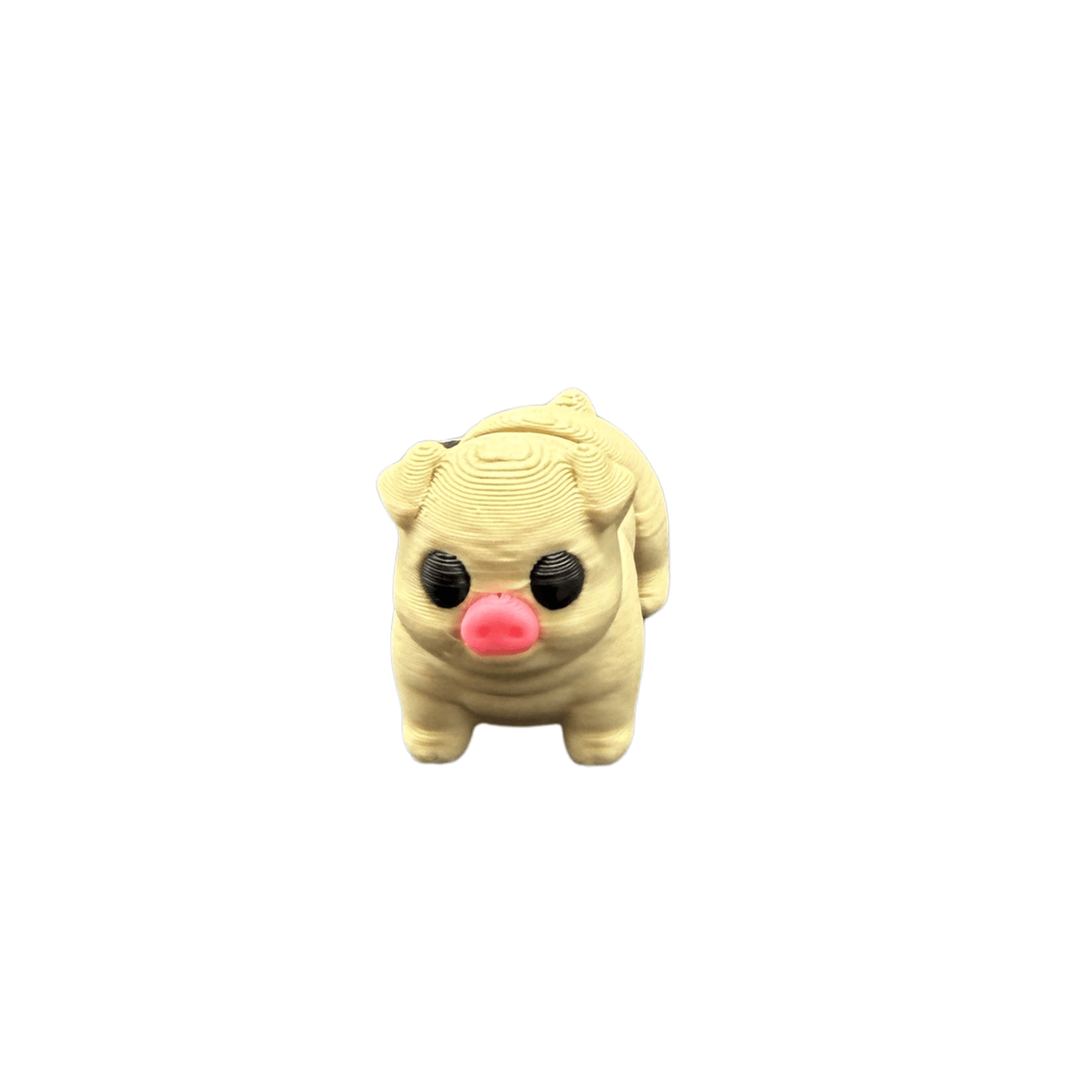 Chubby Pig Mini Articulated Animal 3D Printed