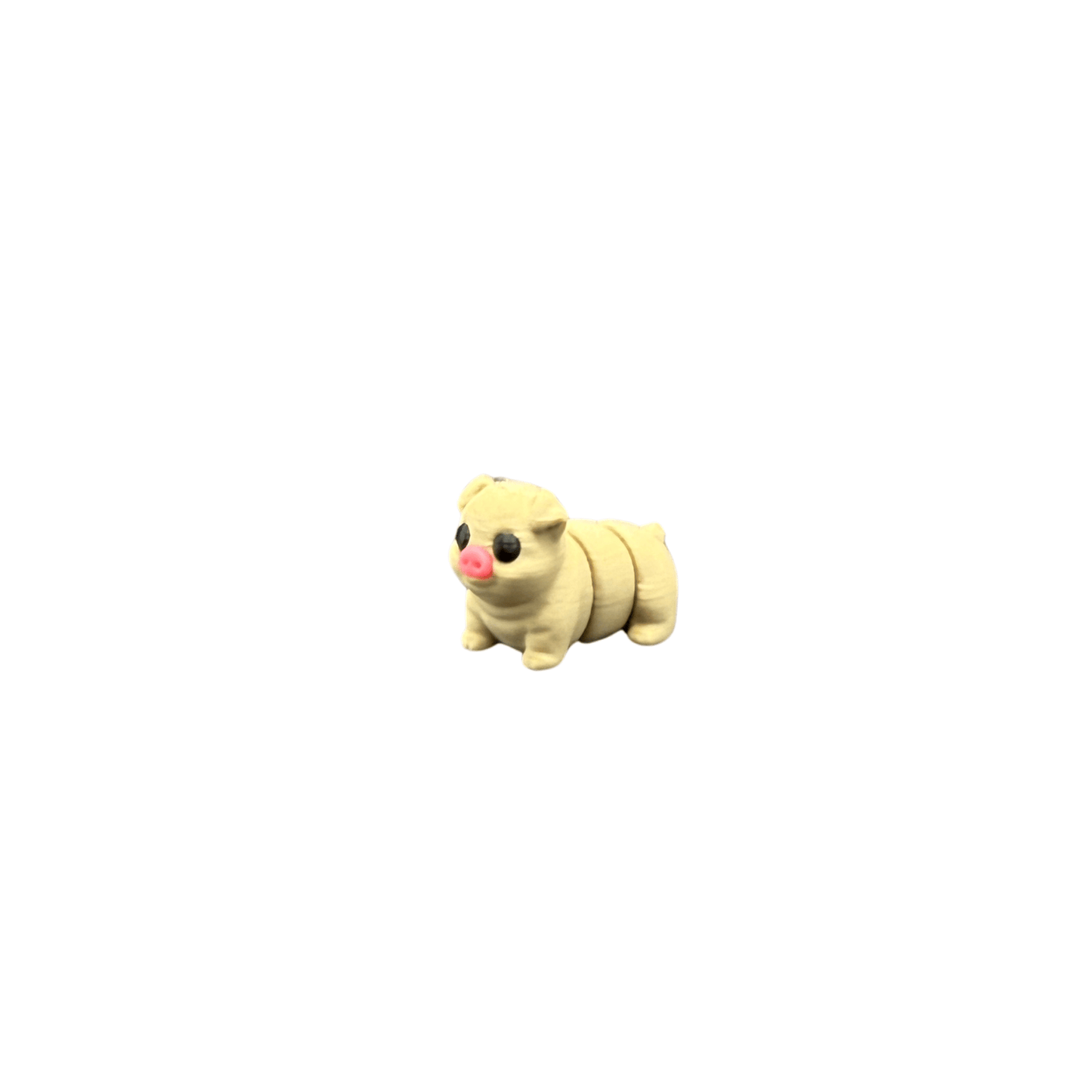 Chubby Pig Mini Articulated Animal 3D Printed