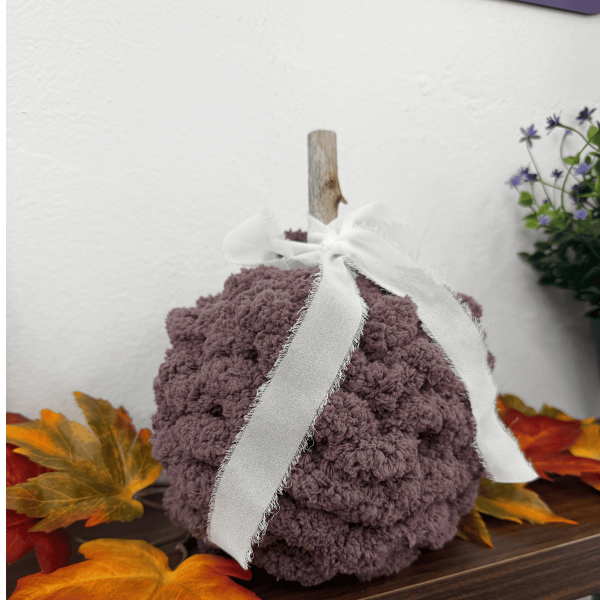 Chunky Yarn Pumpkin Workshop: Hand Knit a Chunky Yarn Pumpkin