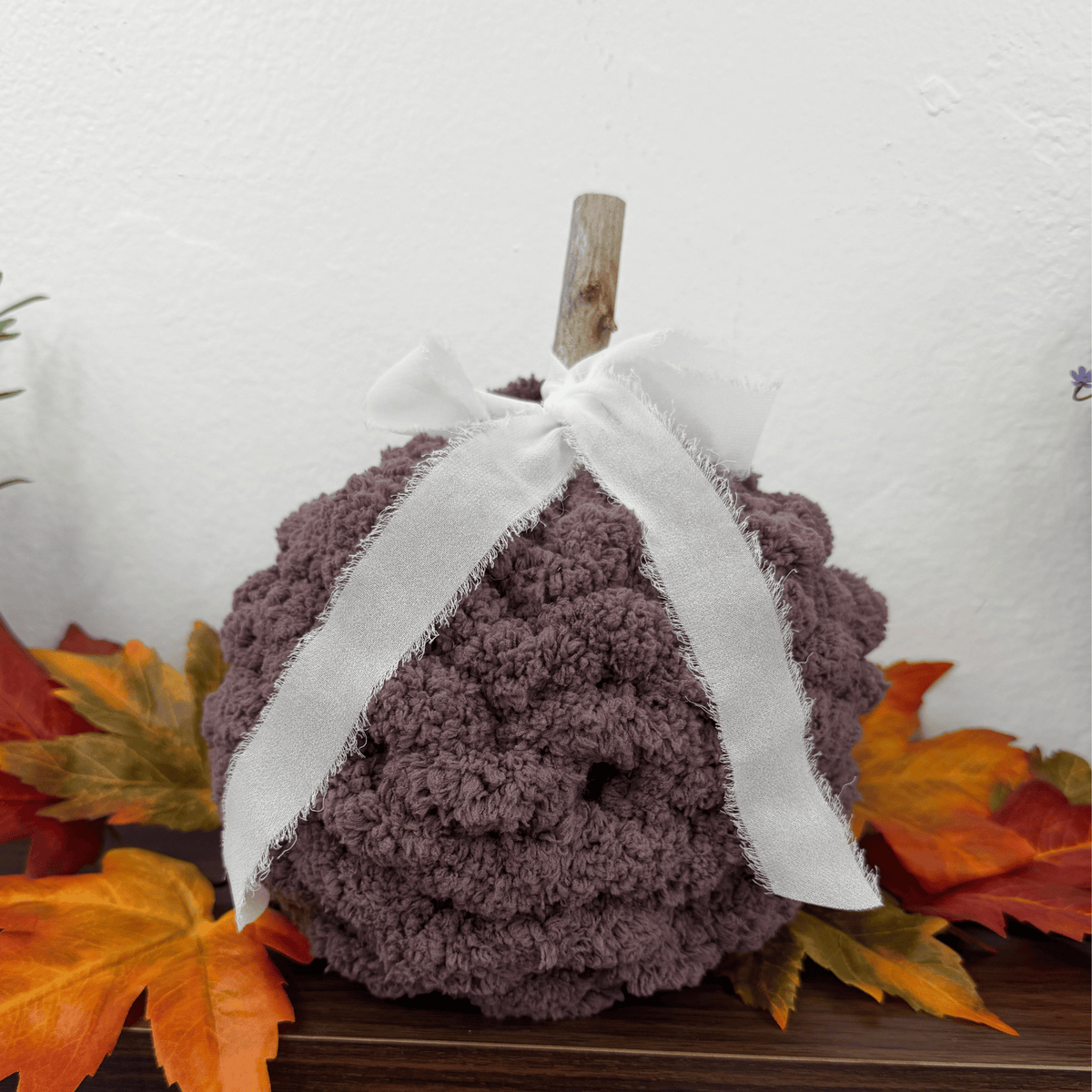 Chunky Yarn Pumpkin Workshop: Hand Knit a Chunky Yarn Pumpkin