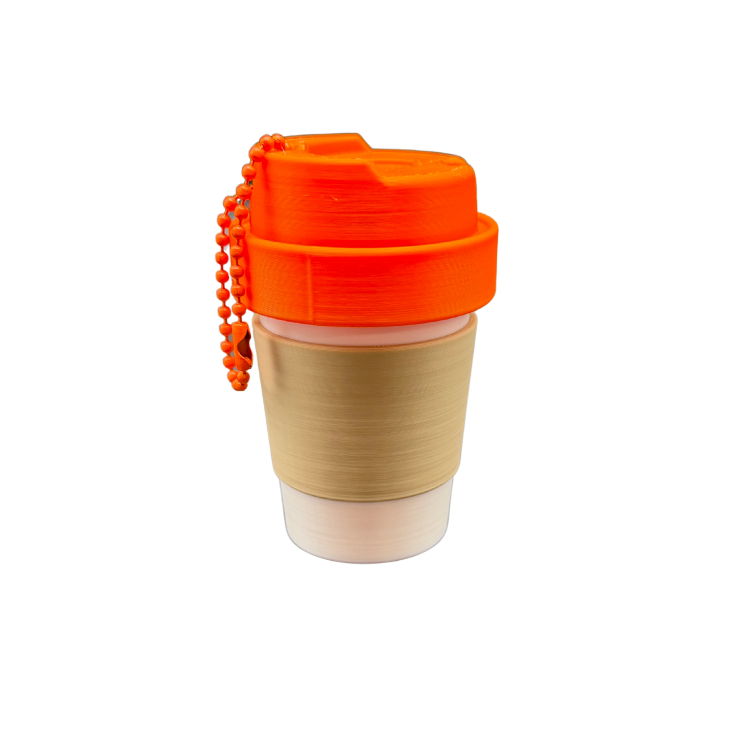 colorful coffee cup keychain container collection