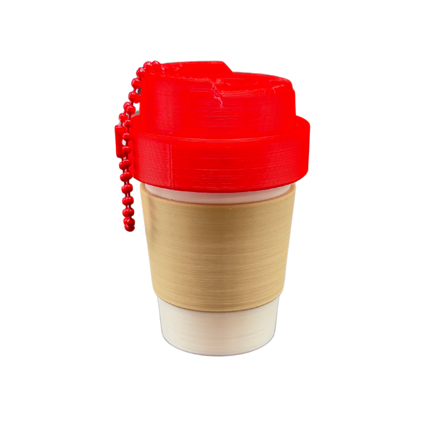 colorful coffee cup keychain container collection