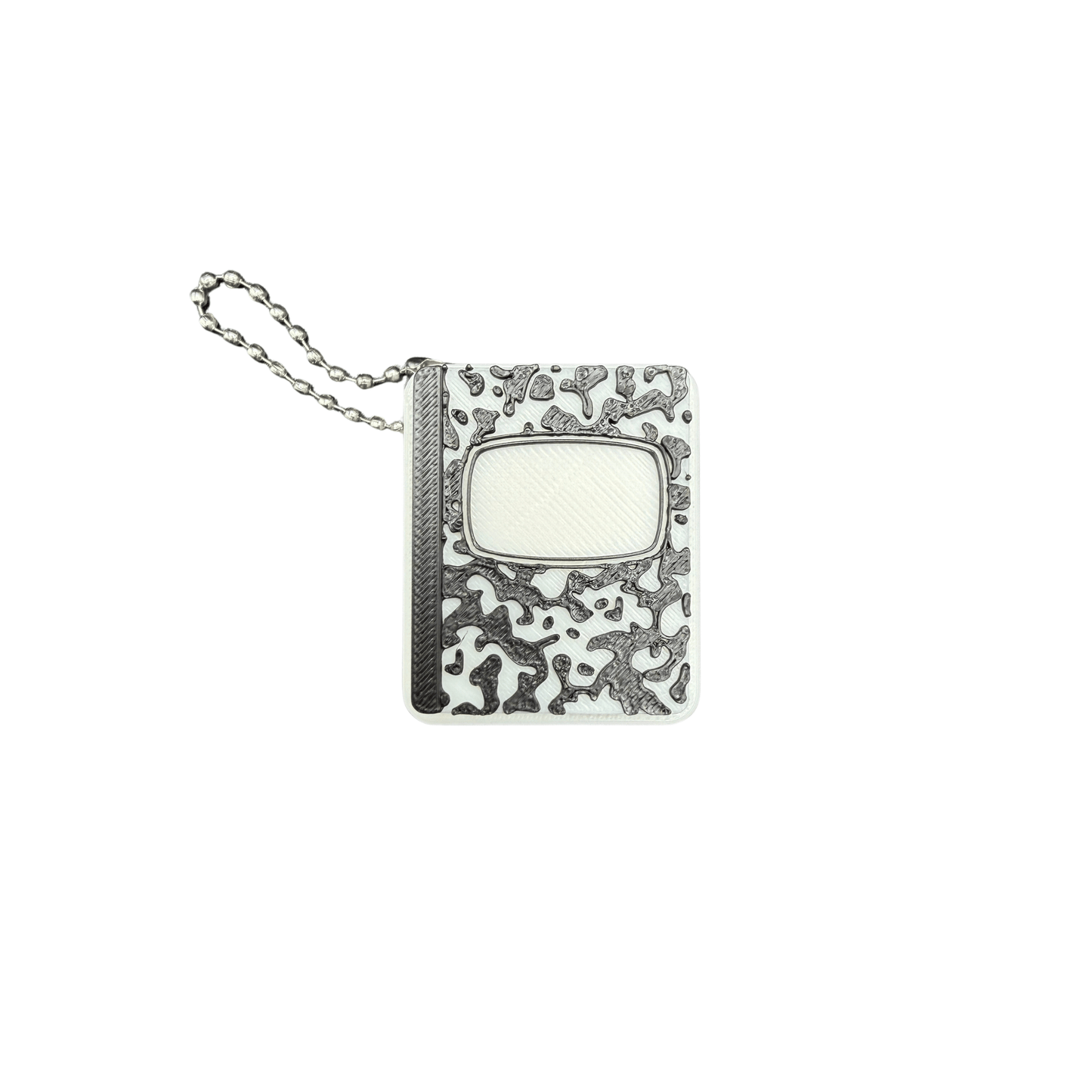 Composition Notebook Fidget Clicker Keychain