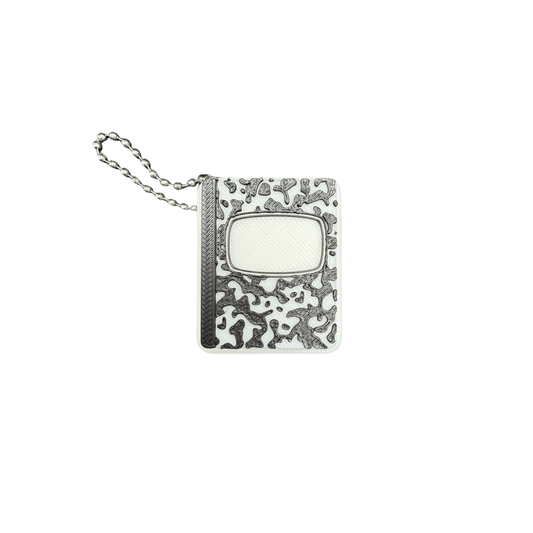 Composition Notebook Fidget Clicker Keychain