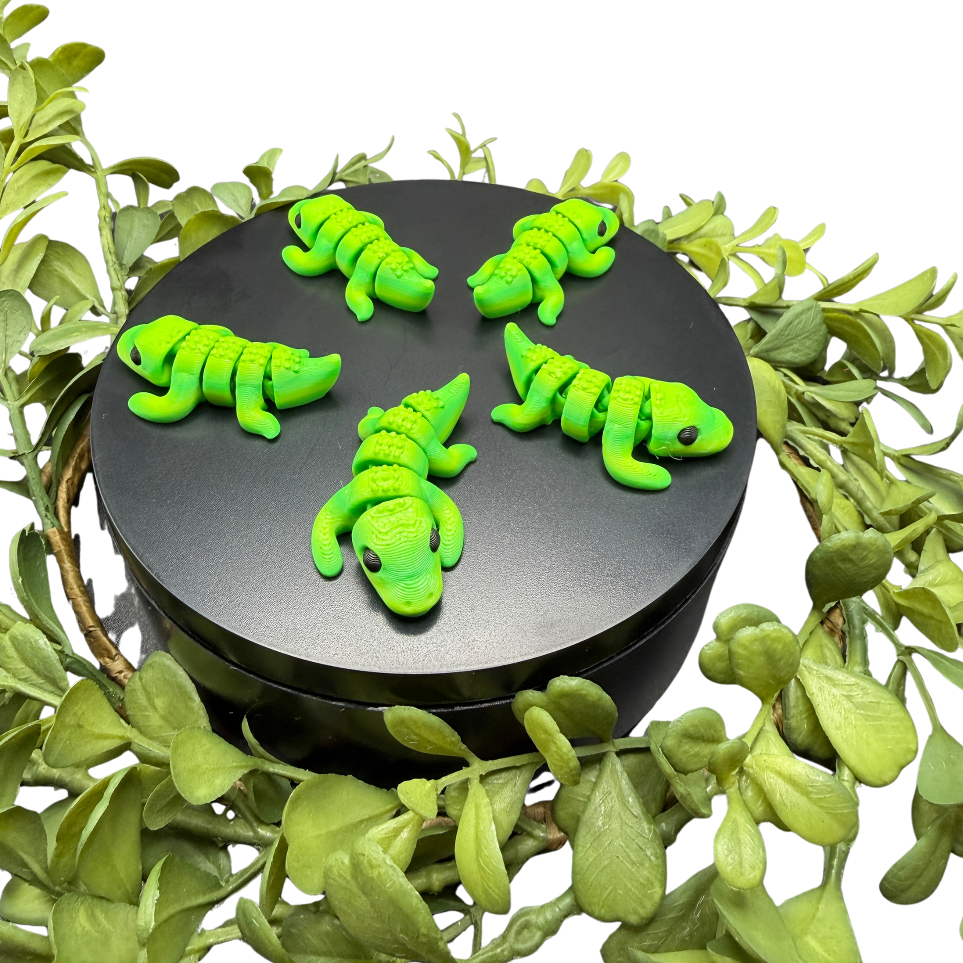3d printed articulated crocodile toy flexible body