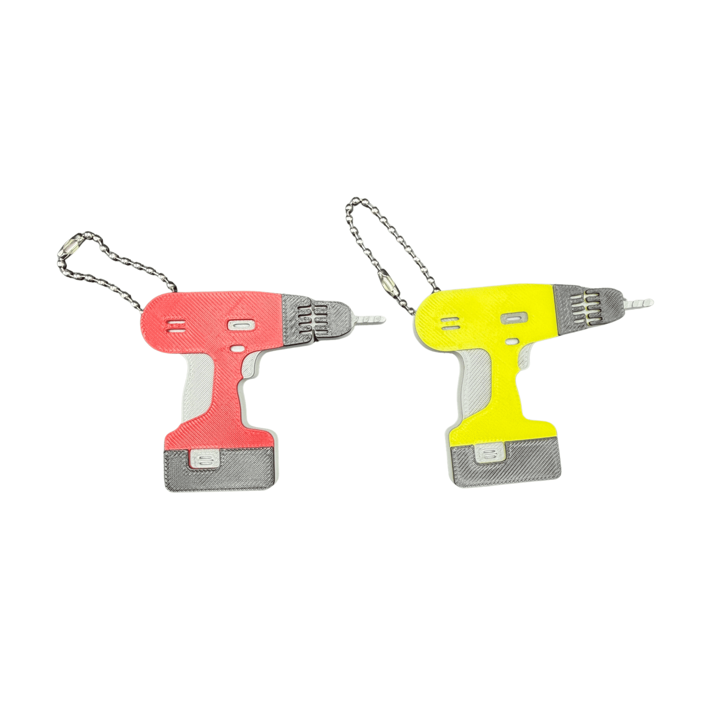 Power Tool Drill Can Tab Opener Keychain