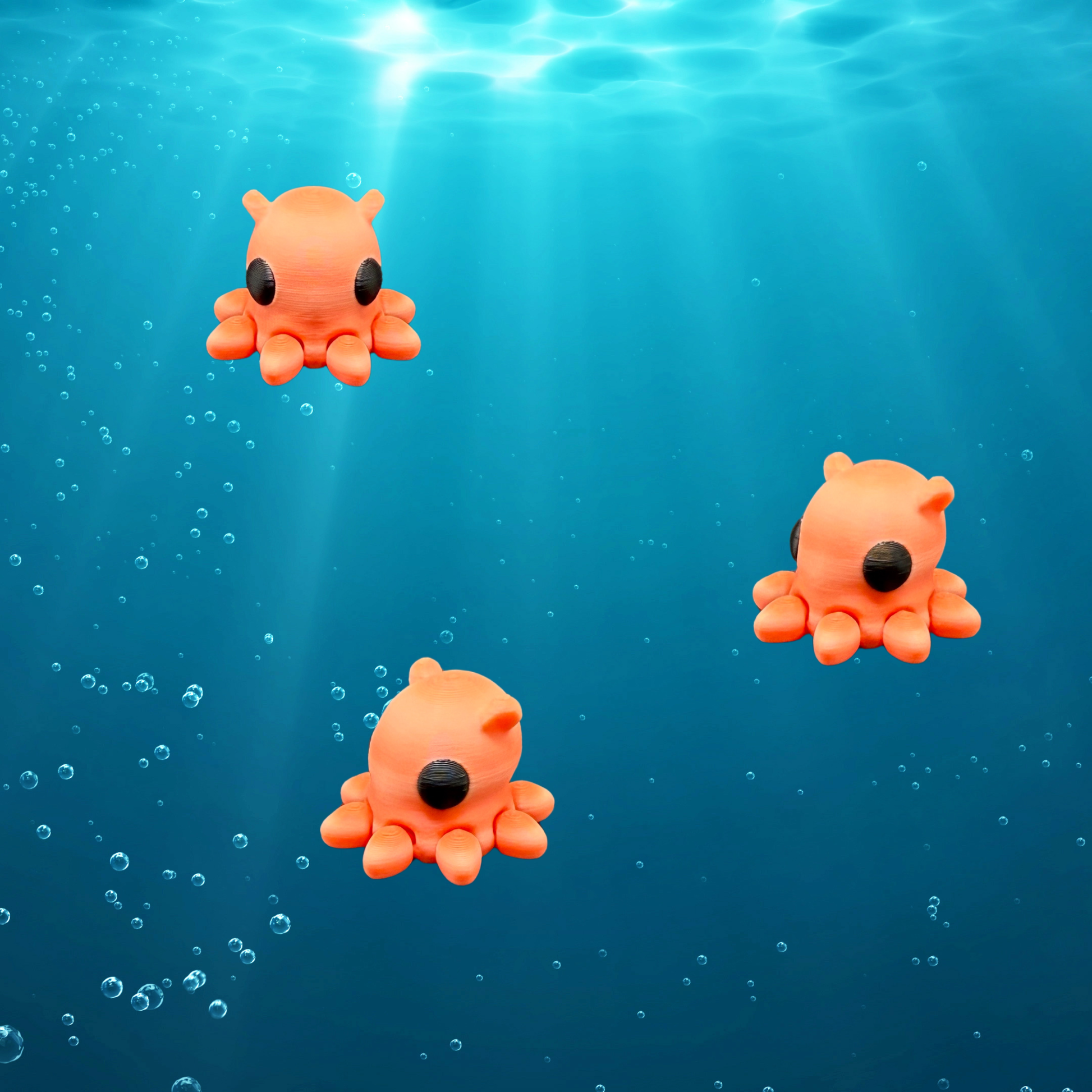 articulated octopus fidget toy flexible legs desk toy
