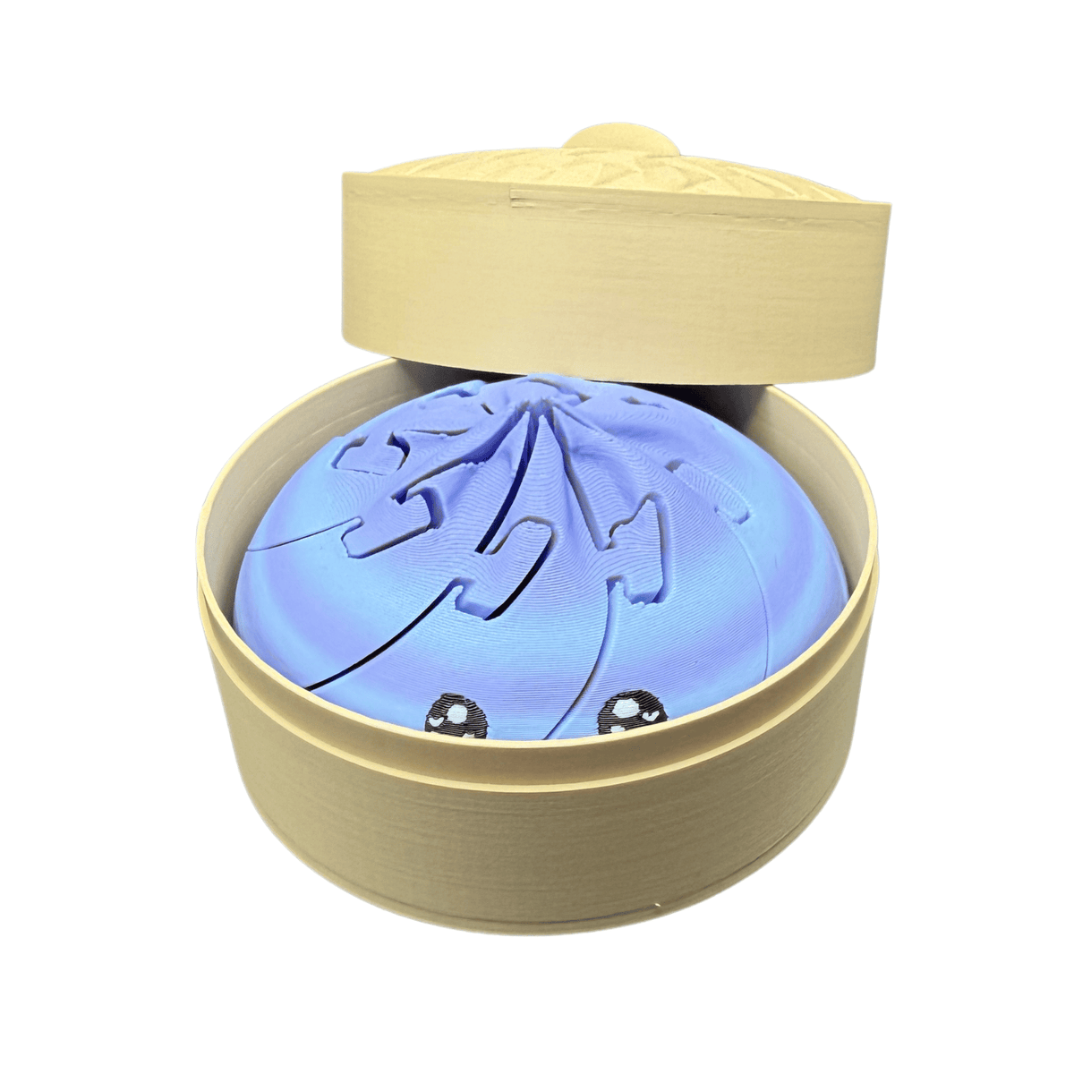 Dumpling Fidget Toy with Steamer Box 3D Printed