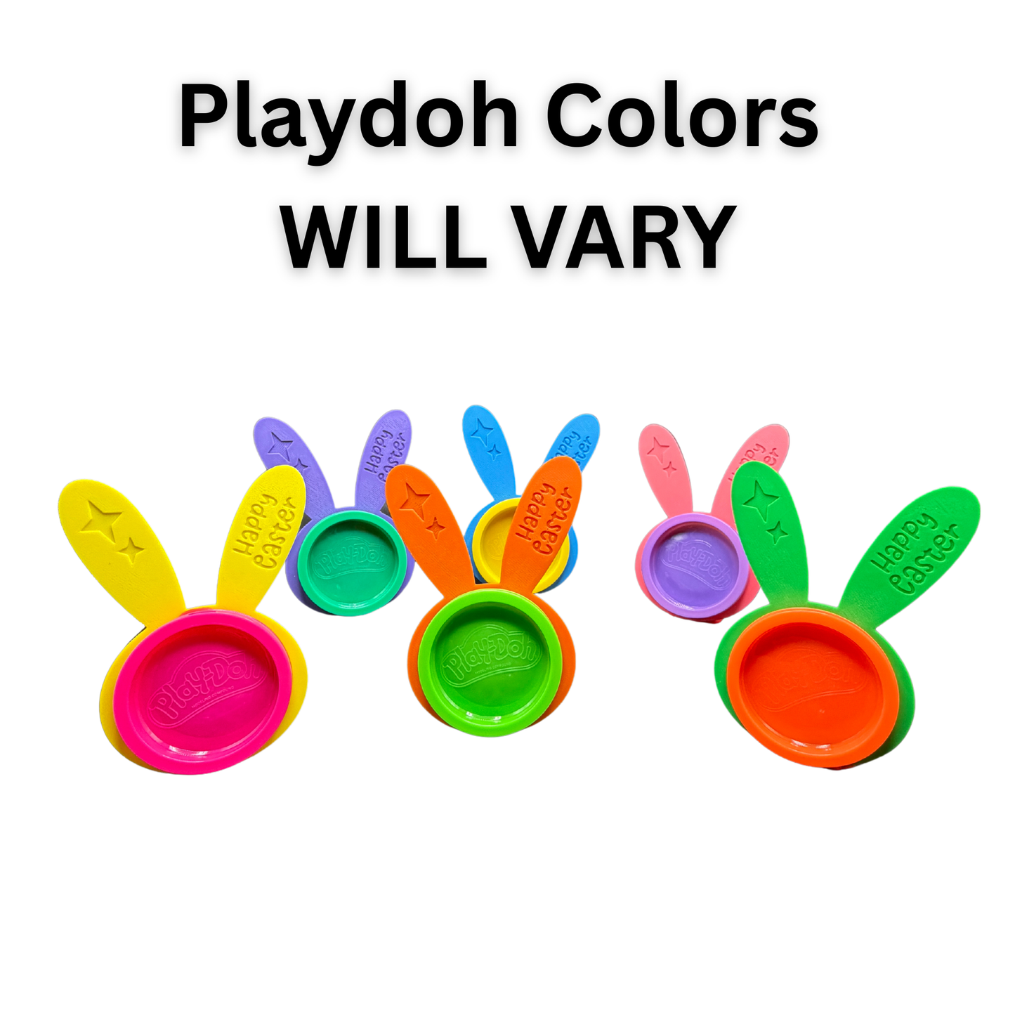 Easter Bunny Playdoh Holder