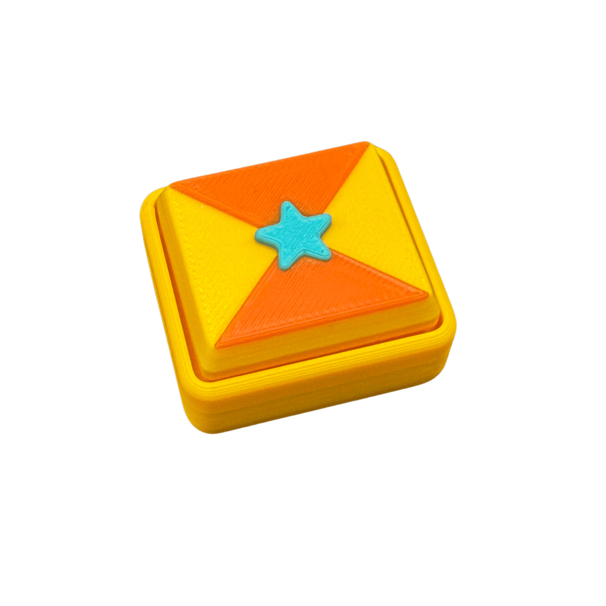Envelope Fidget Clicker Keychain