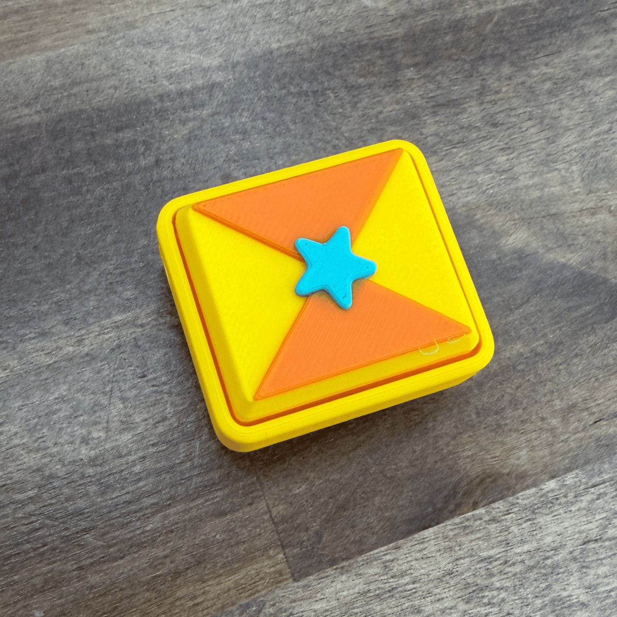 Envelope Fidget Clicker Keychain