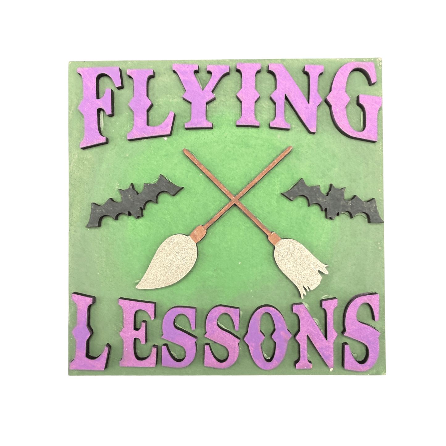 Flying Lessons Broomsticks 4.25 Interchangeable Sign