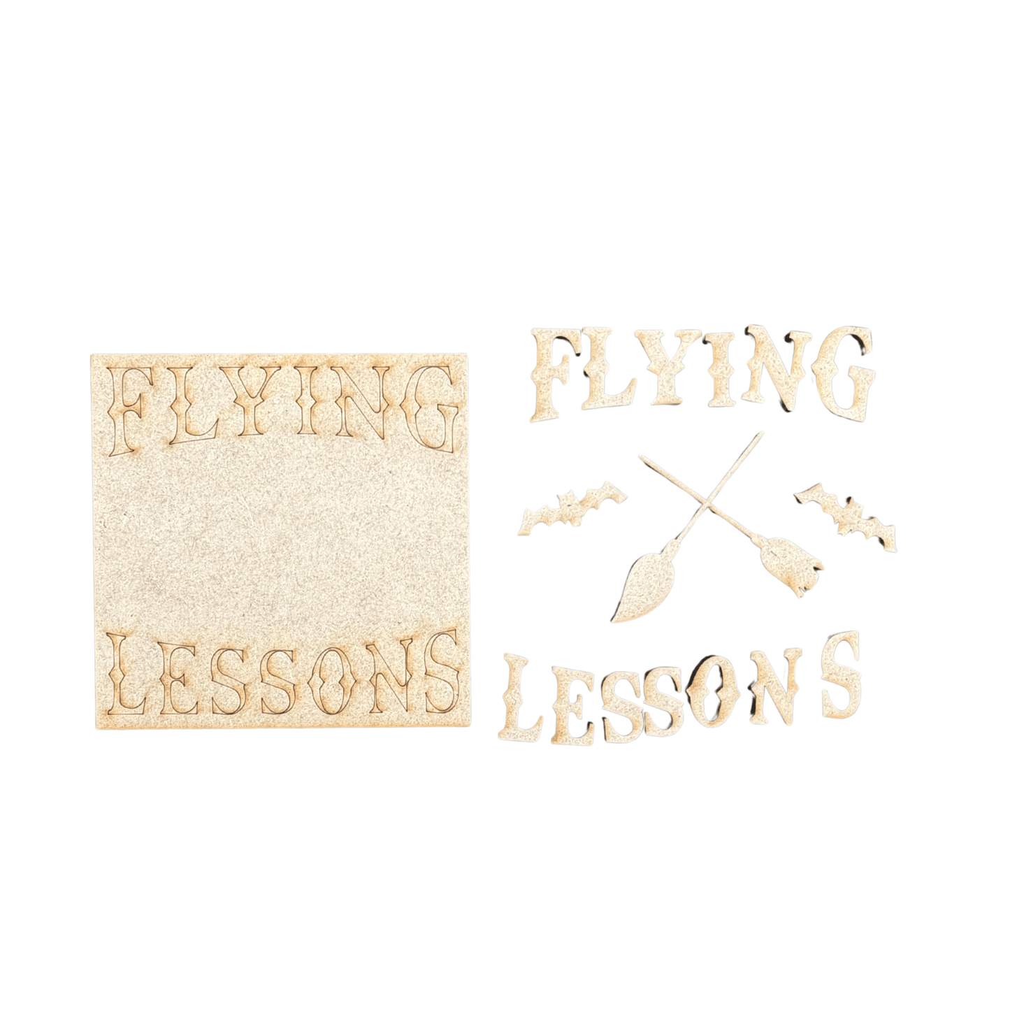 Flying Lessons Broomsticks 4.25 Interchangeable Sign