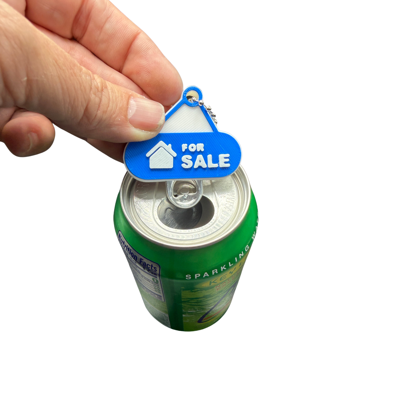 For Sale Sign Can Opener Keychain