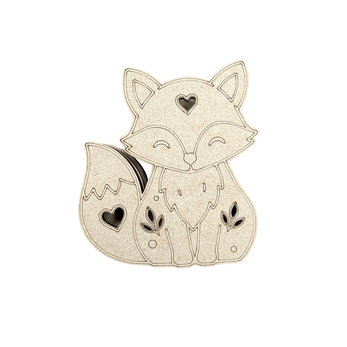 Fox Autumn Sitter Lighted