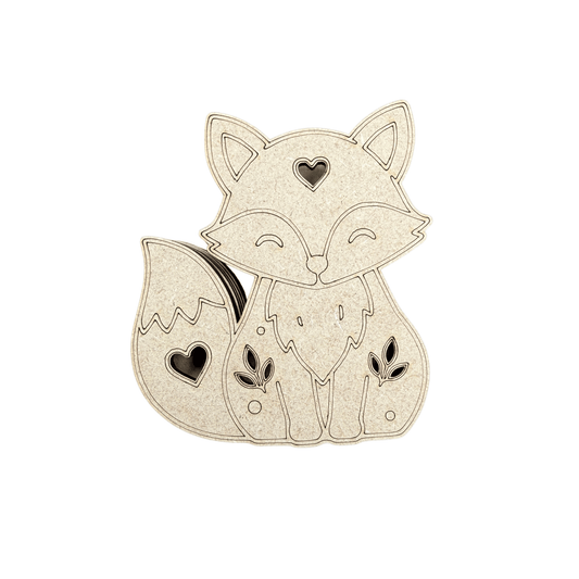 Fox Autumn Sitter Lighted