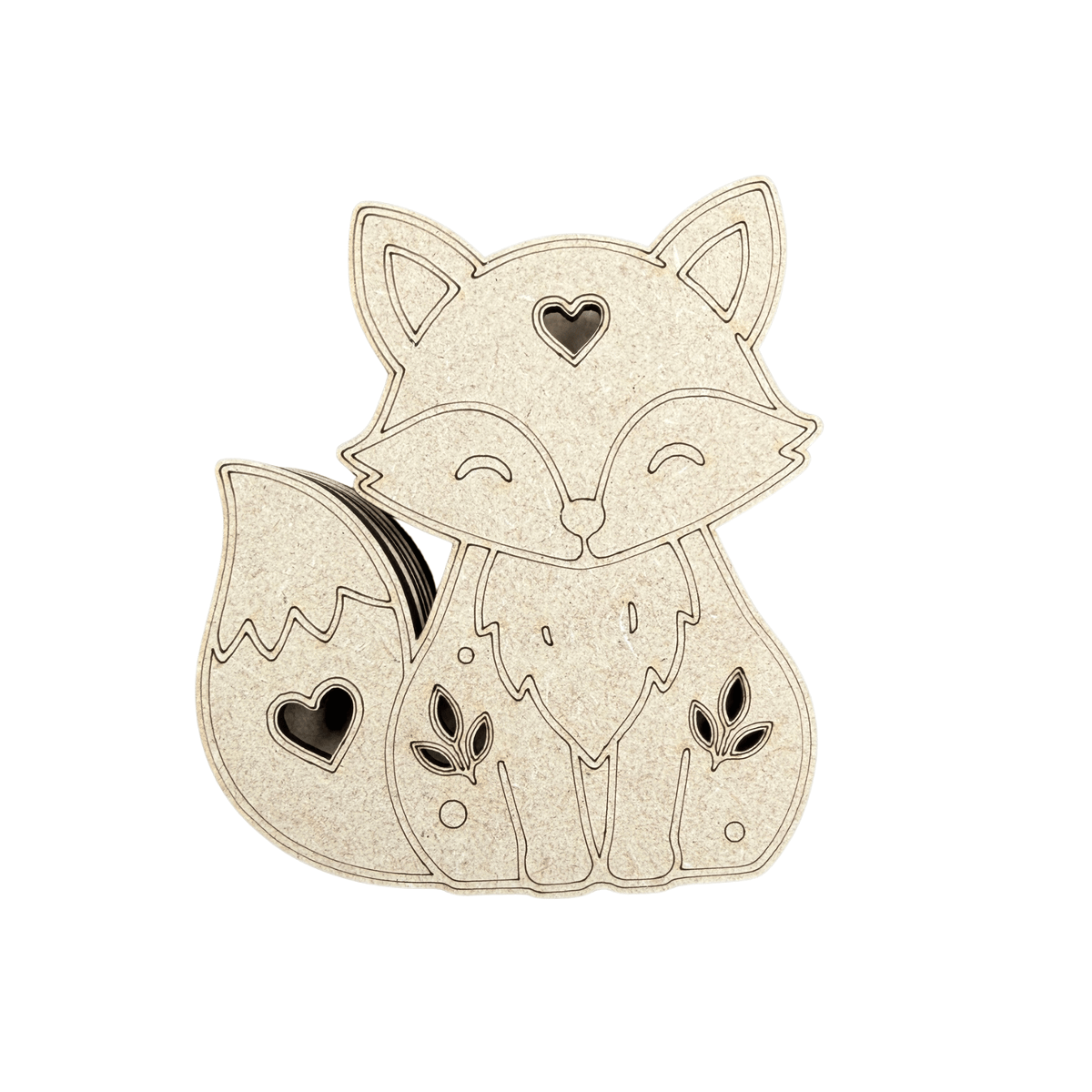 Fox Autumn Sitter Lighted