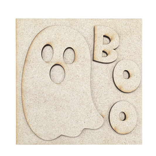 Ghost Boo Interchangeable 4.25 Sign