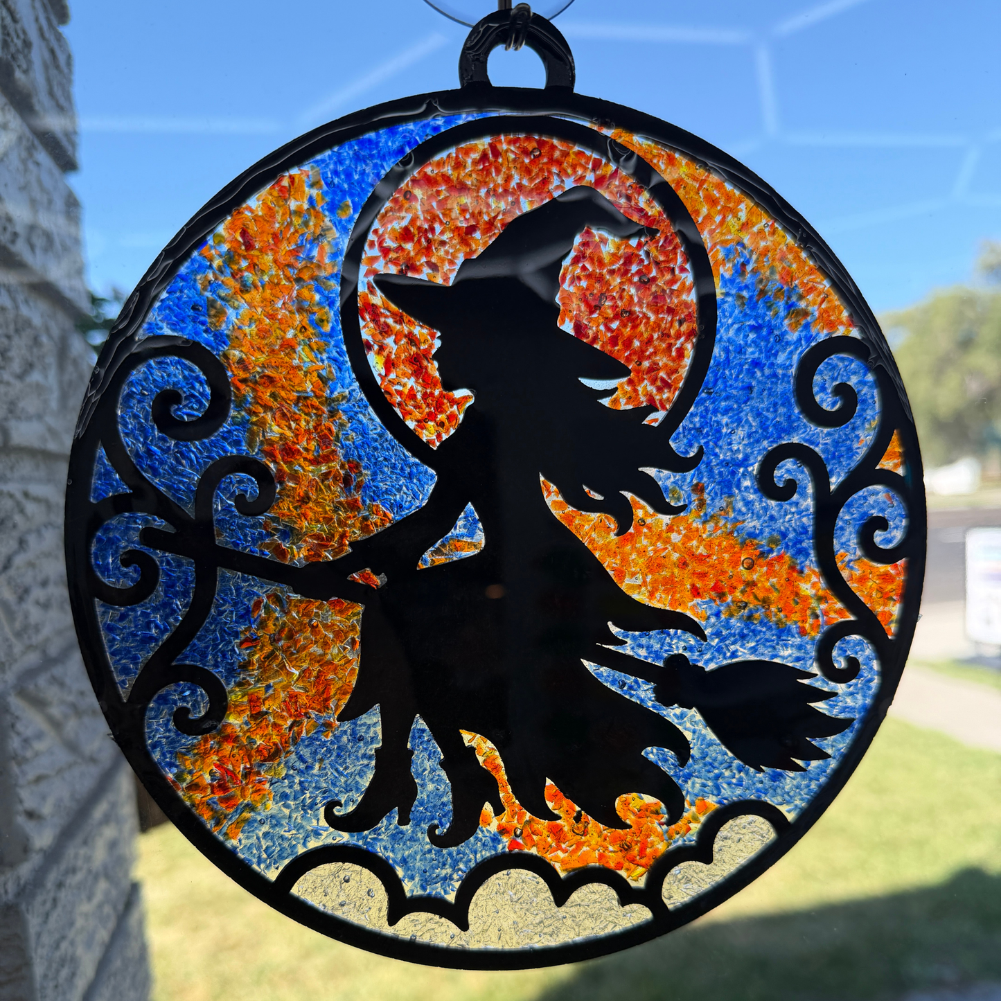 Halloween Crushed Glass Stained Glass Workshop