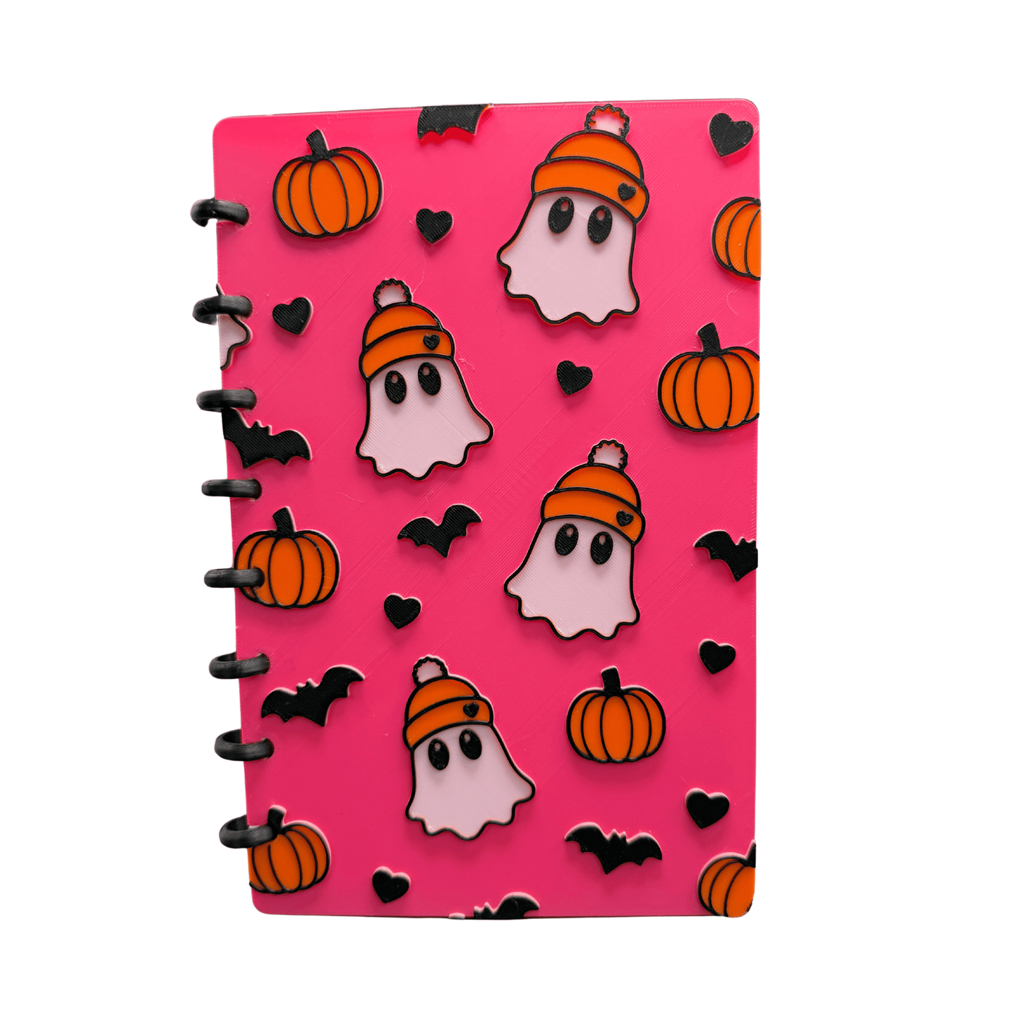 Cute Ghost and Pumpkin Notebook