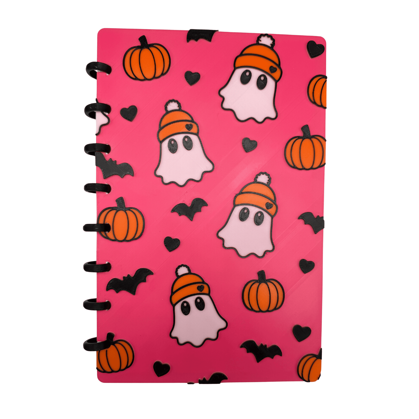 Cute Ghost and Pumpkin Notebook