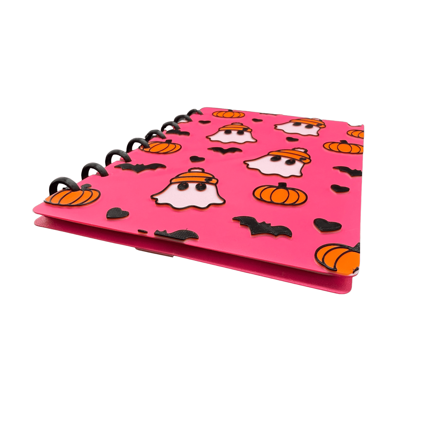 Cute Ghost and Pumpkin Notebook