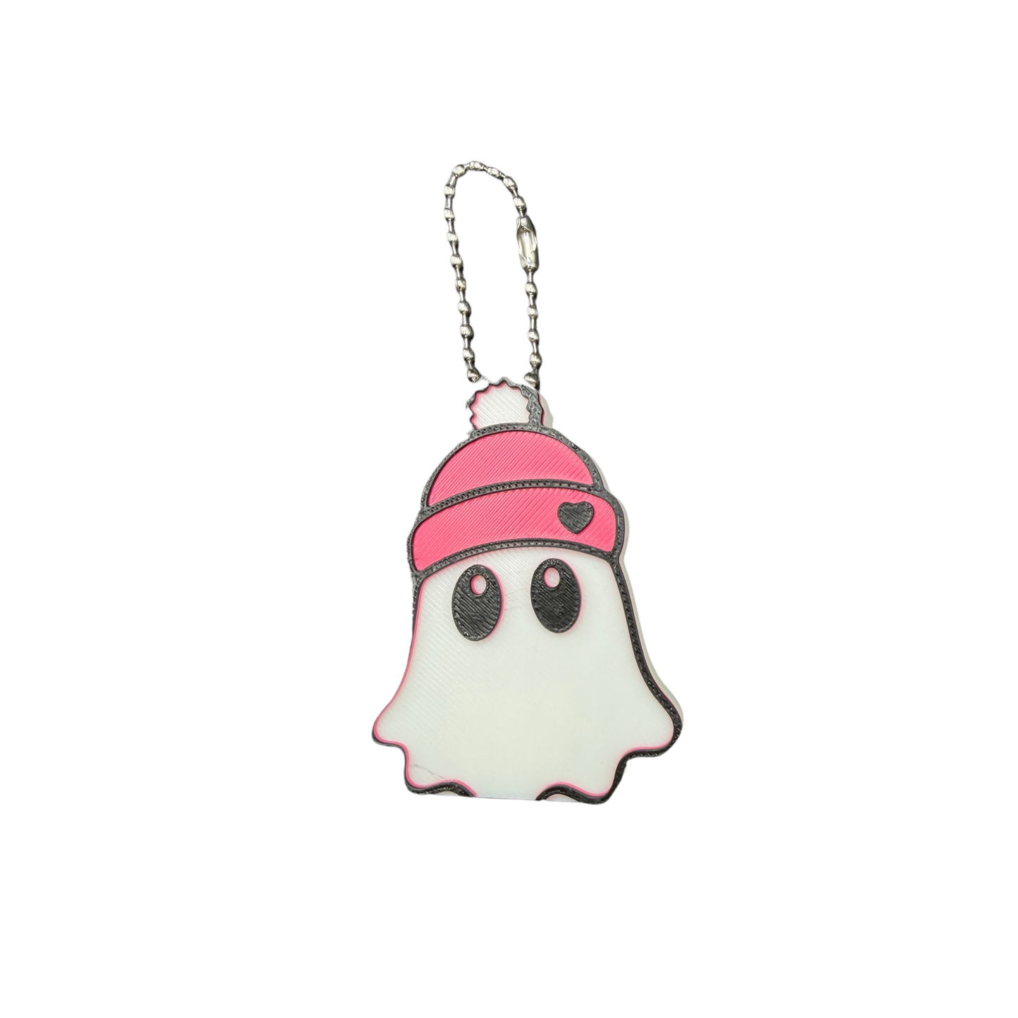 Cute Ghost Beanie Soda Can Opener Keychain